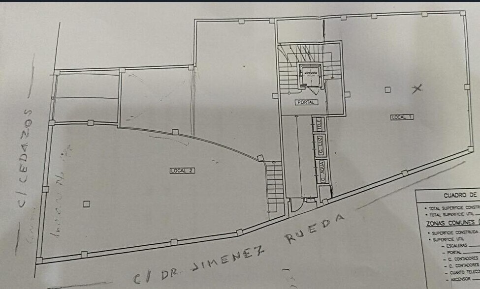 Calle Doctor Jiménez Rueda, 1, Atarfe, Granada for sale - Site Plan - Image 2 of 5