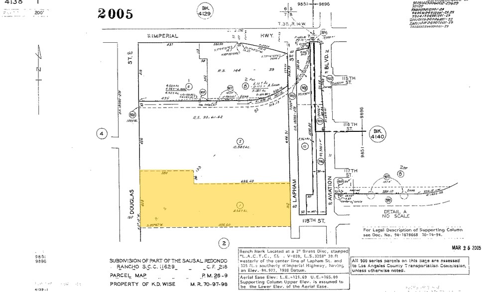 204 Hornet Way, El Segundo, CA for rent - Plat Map - Image 1 of 1