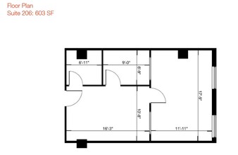 2329-2333 Dundas St W, Toronto, ON for rent Floor Plan- Image 1 of 1