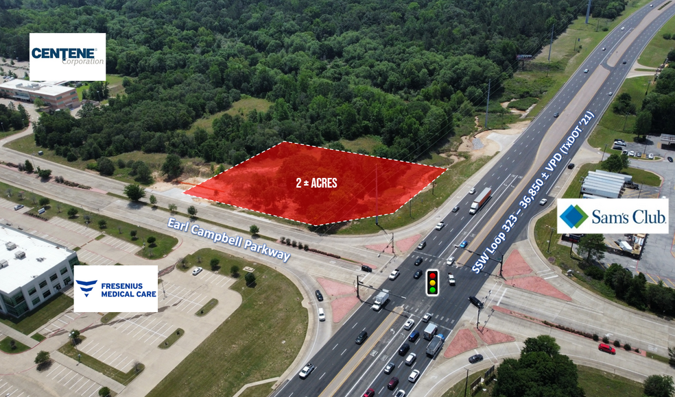 Loop 323 & Earl Campbell Pkwy, Tyler, TX for sale - Building Photo - Image 1 of 1