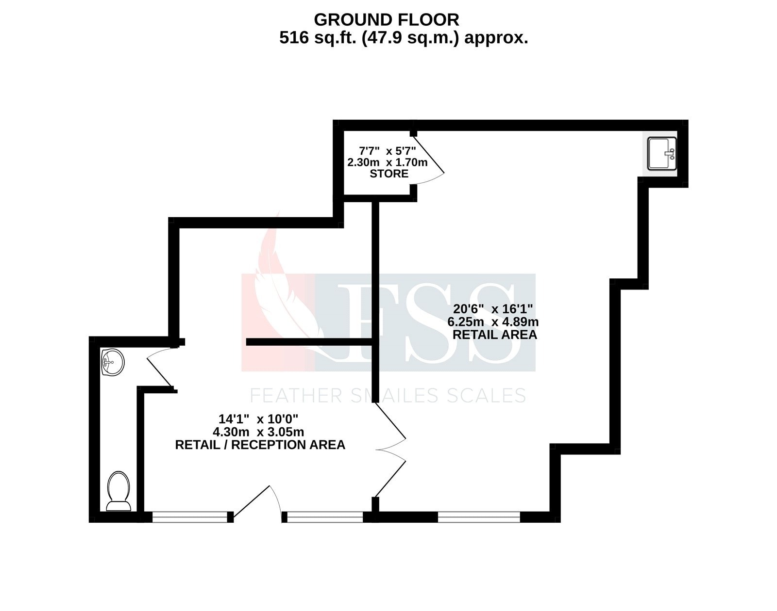 5A Whitbygate, Pickering to rent Floor Plan- Image 1 of 7