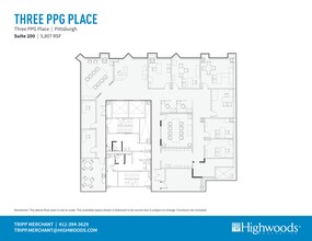 1 PPG Pl, Pittsburgh, PA for rent Site Plan- Image 1 of 1