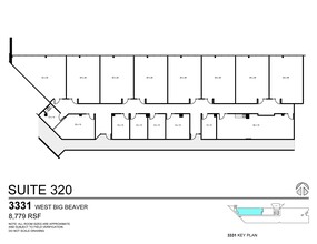 3155 W Big Beaver Rd, Troy, MI for rent Floor Plan- Image 1 of 1