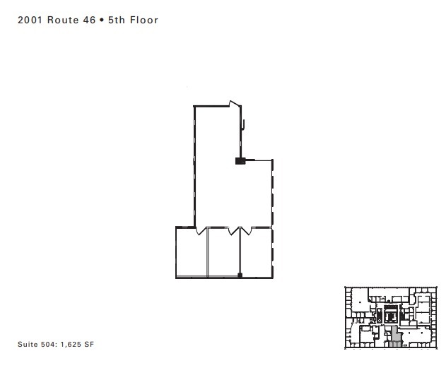 2001 Route 46, Parsippany, NJ for rent Floor Plan- Image 1 of 1