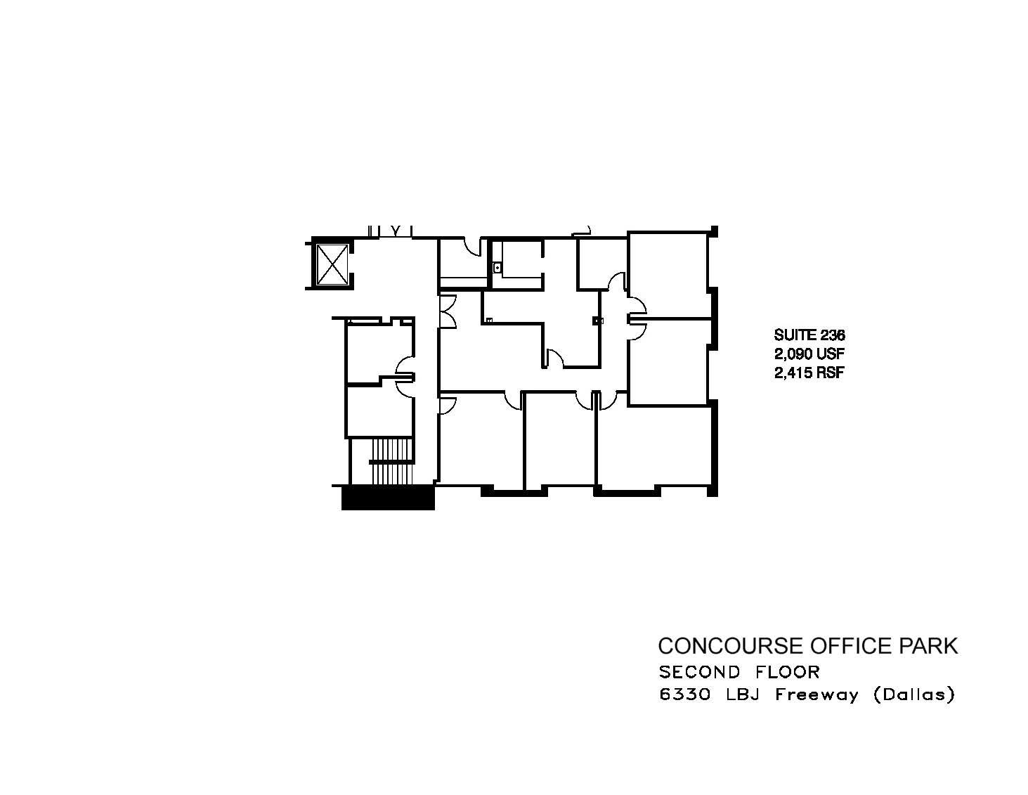 6350 LBJ Fwy, Dallas, TX to rent Floor Plan- Image 1 of 1