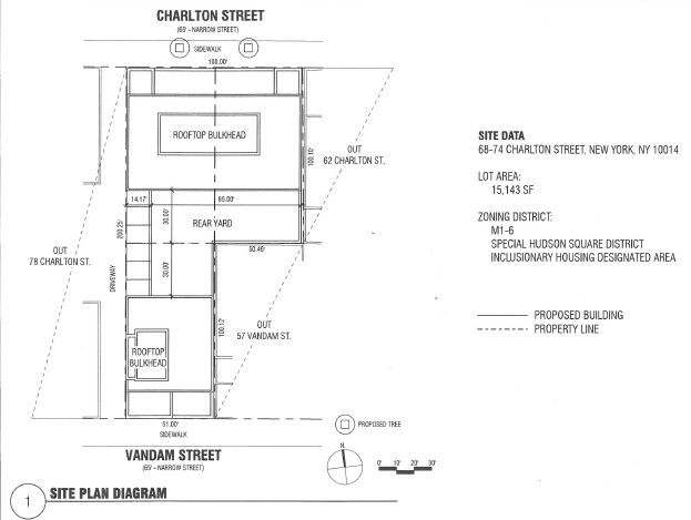 70 Charlton St, New York, NY for sale - Site Plan - Image 1 of 1