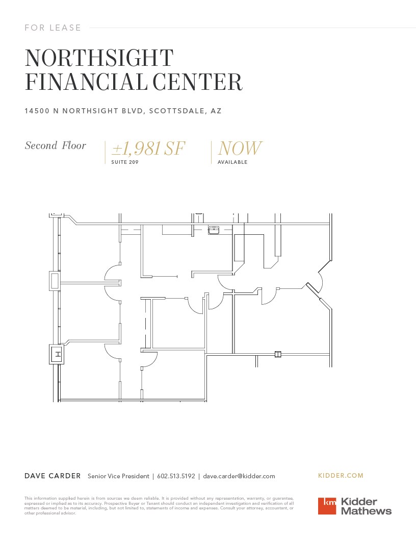 14500 N Northsight Blvd, Scottsdale, AZ to rent Floor Plan- Image 1 of 1