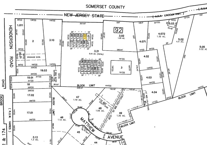 3084 State Route 27, Kendall Park, NJ for sale - Plat Map - Image 3 of 16