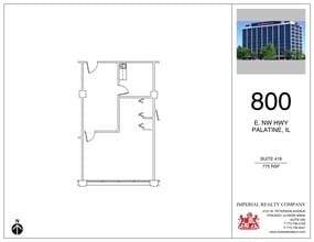 800 E Northwest Hwy, Palatine, IL to rent Site Plan- Image 1 of 1