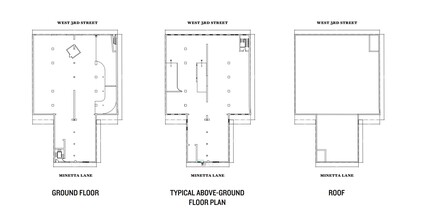 122 W 3rd Street / 12 Minetta Ln, New York, NY for rent Floor Plan- Image 1 of 1