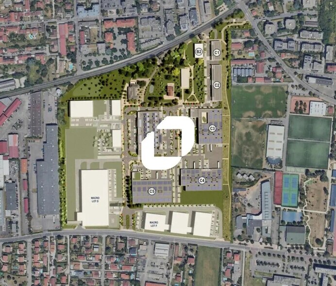 Land in Décines-Charpieu for sale - Site Plan - Image 2 of 3