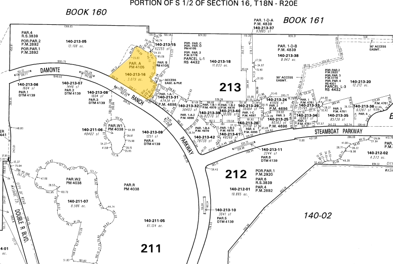 985 Damonte Ranch Pky, Reno, NV for sale - Plat Map - Image 1 of 1