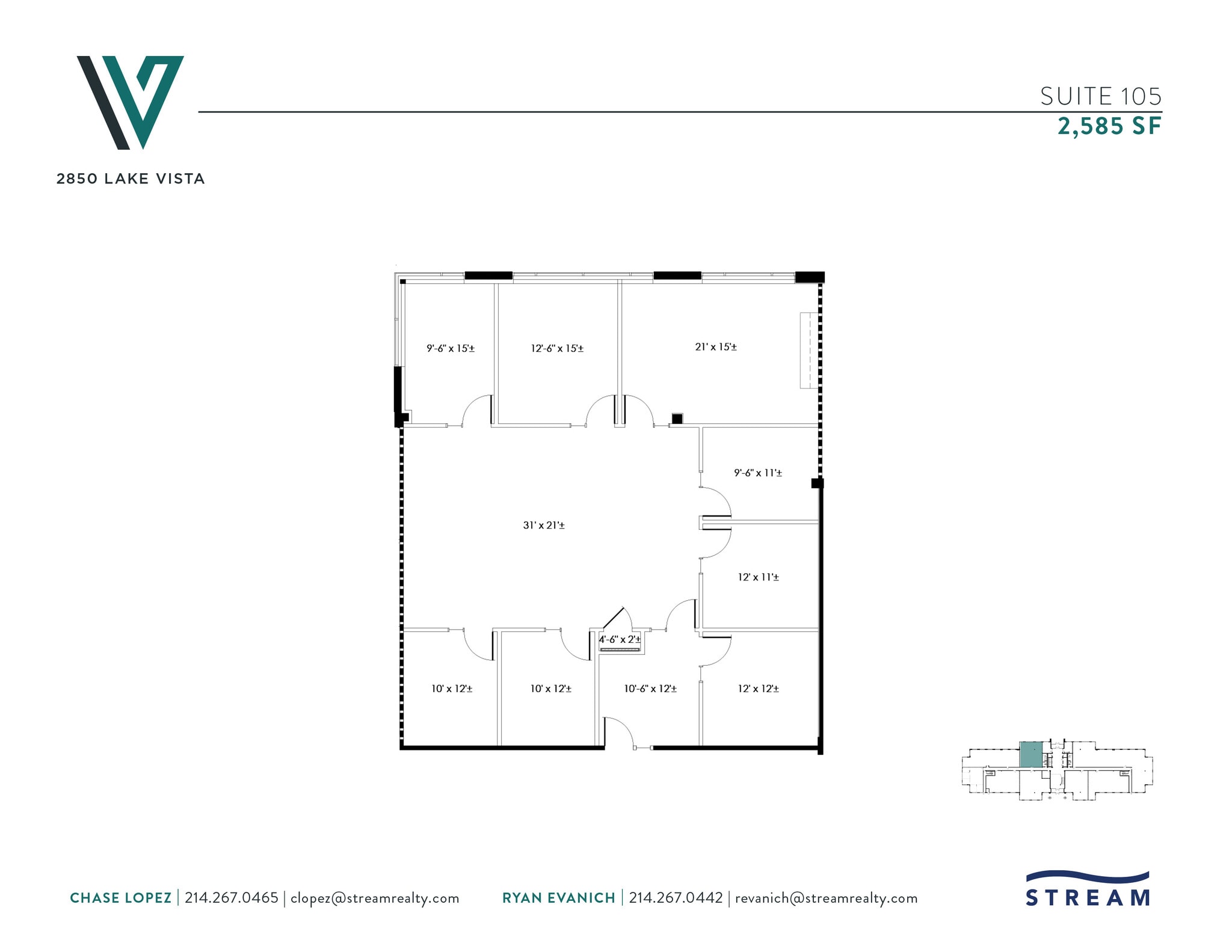 2850 Lake Vista Dr, Lewisville, TX to rent Floor Plan- Image 1 of 2