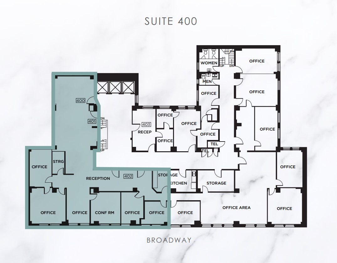 1440 Broadway, Oakland, CA to rent Floor Plan- Image 1 of 1