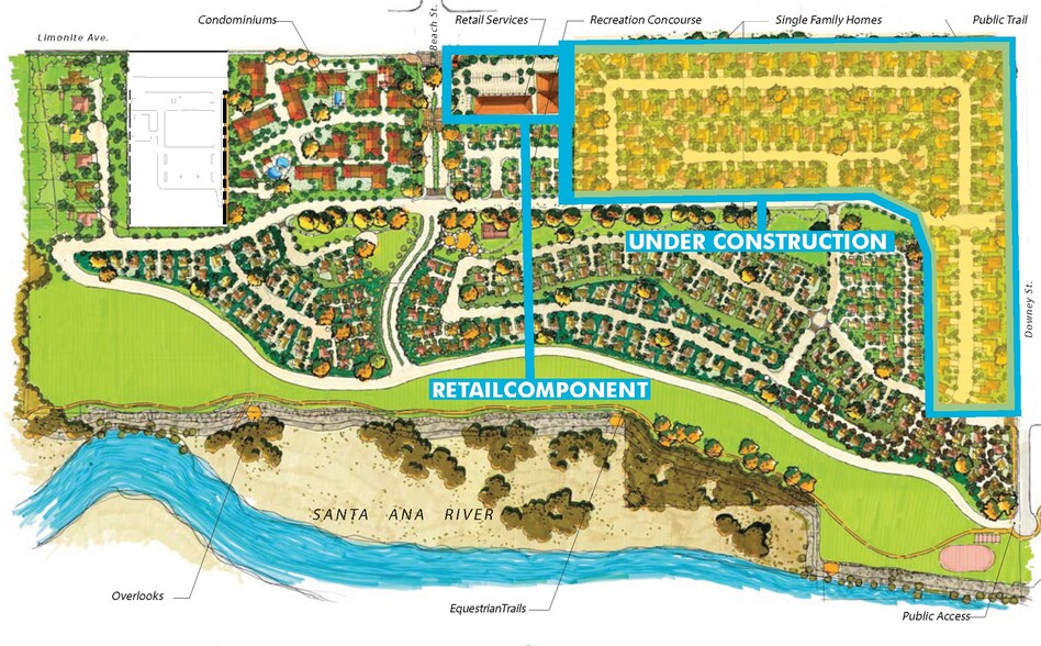 SEC Limonite Ave & Beach St, Jurupa Valley, CA for sale - Site Plan - Image 1 of 1