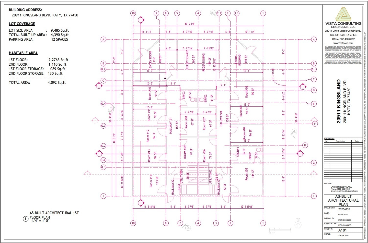 20911 Kingsland Blvd, Katy, TX to rent Floor Plan- Image 1 of 1