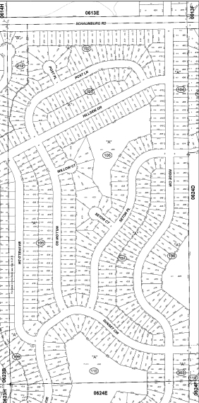 1010-1024 E Schaumburg Rd, Streamwood, IL for rent - Plat Map - Image 3 of 3