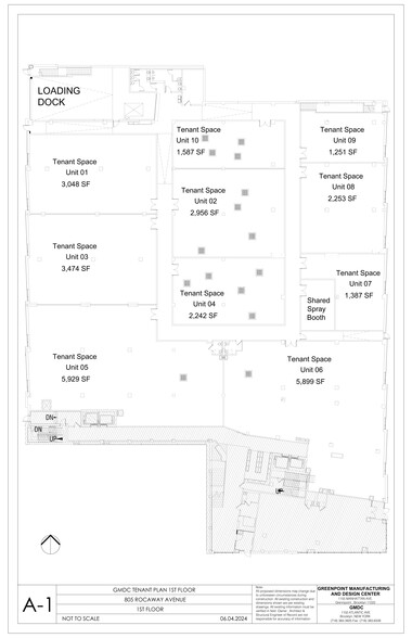 805 Rockaway ave, Brooklyn, NY for rent - Site Plan - Image 2 of 2