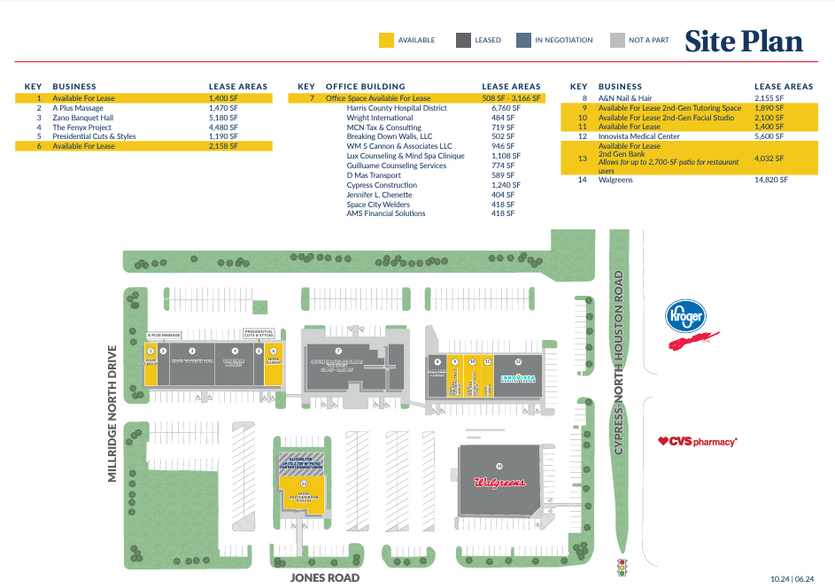 12340 Jones Rd, Houston, TX for rent - Site Plan - Image 3 of 4