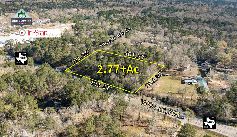 00 SEC FM 1485, New Caney, TX for sale - Aerial - Image 1 of 1