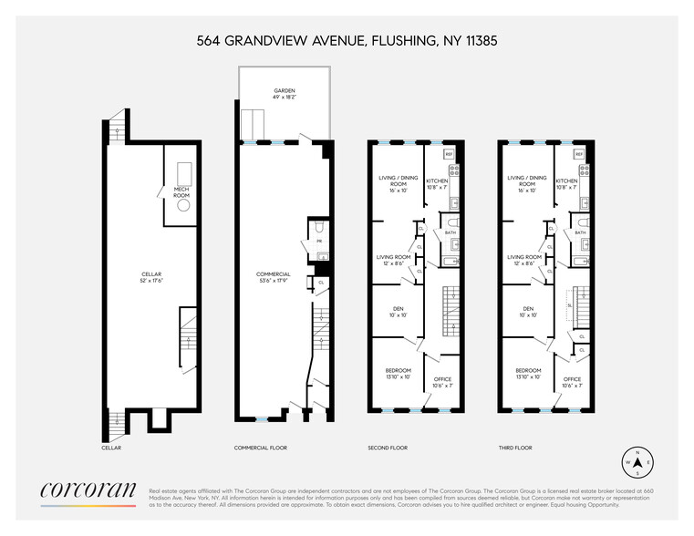 566 Grandview Ave, Ridgewood, NY for sale - Floor Plan - Image 2 of 11