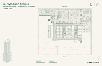 437 Madison Ave, New York, NY for rent Floor Plan- Image 2 of 2