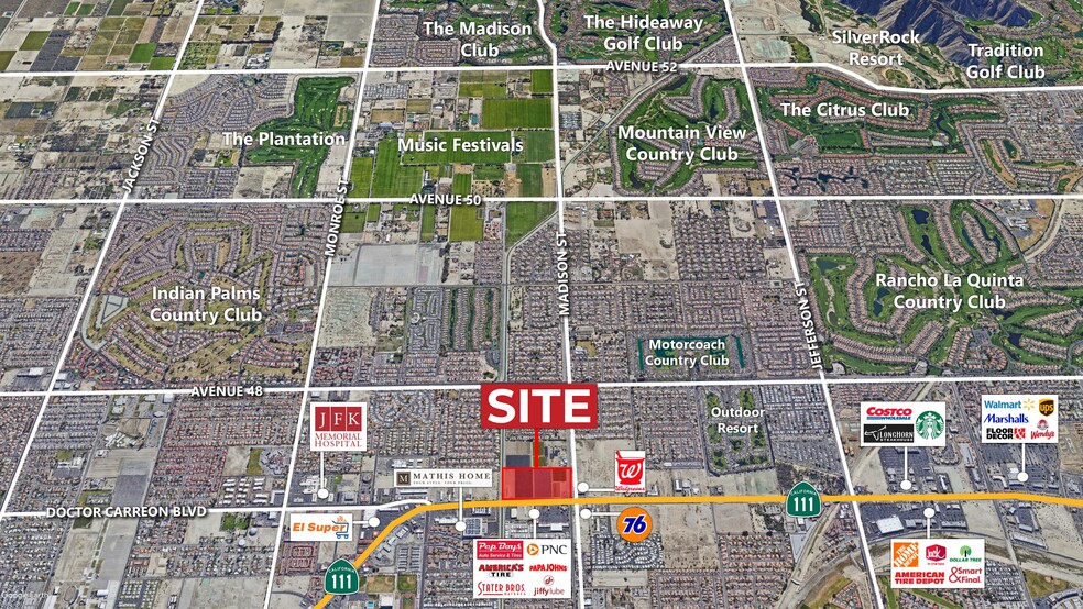 SEC Highway 111 & Madison St, Indio, CA for sale - Aerial - Image 1 of 4