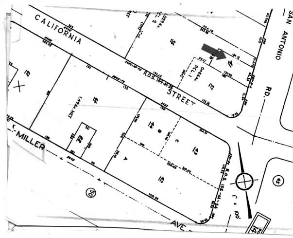 280-284 San Antonio Rd, Mountain View, CA for sale - Plat Map - Image 1 of 1