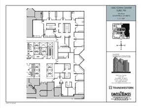 1000-4000 Town Center, Southfield, MI for rent Floor Plan- Image 2 of 2