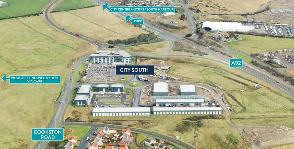 City South Business Park, Portlethen for rent - Aerial - Image 2 of 2