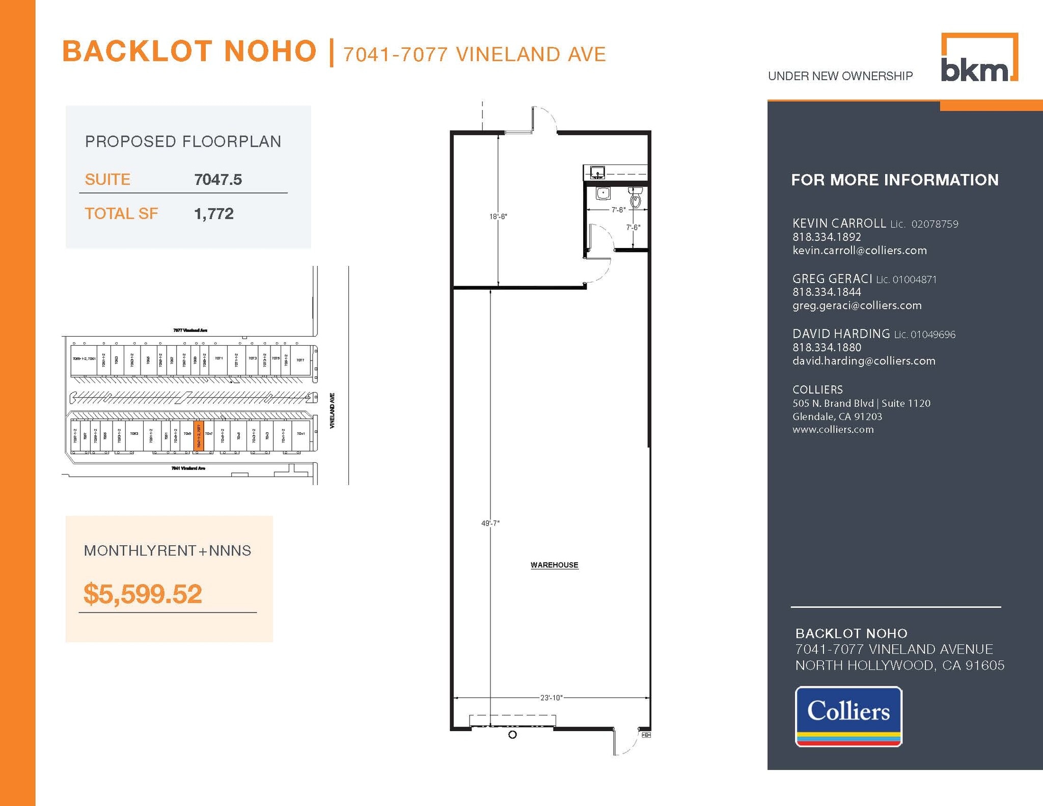 7059-7077 1/2 Vineland Ave, North Hollywood, CA to rent Interior Photo- Image 1 of 1