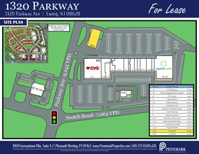 1320 Parkway Ave, Ewing, NJ for rent Site Plan- Image 1 of 1