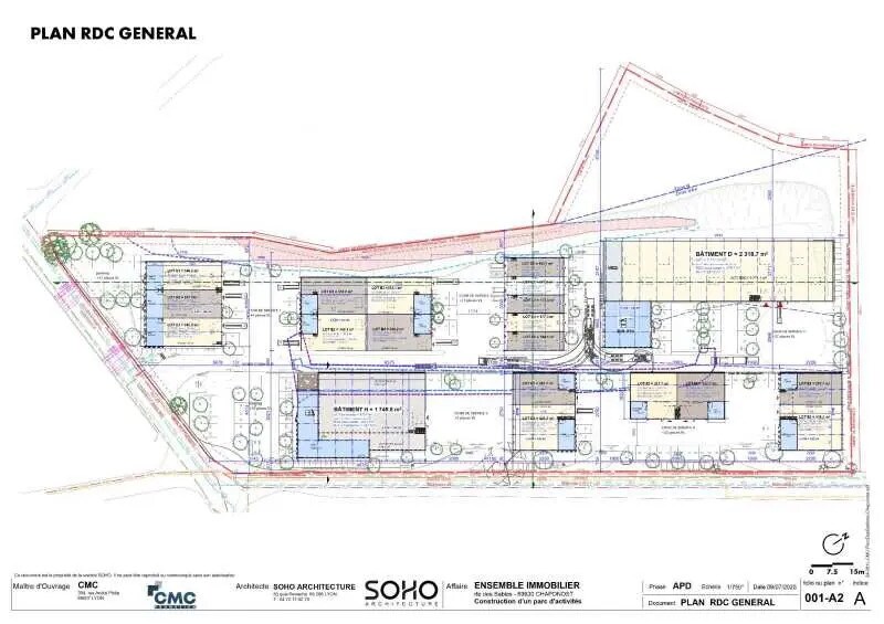 Light Industrial in Chaponost to rent Site Plan- Image 1 of 8