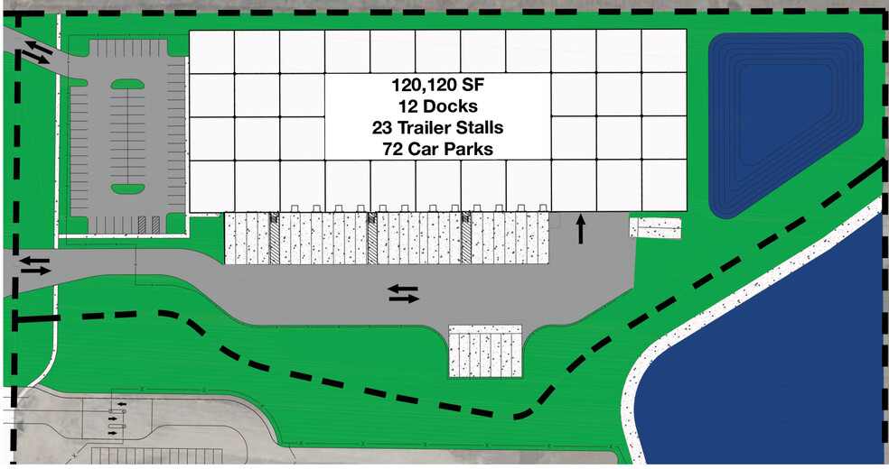 Wahrman Rd, Romulus, MI for rent - Site Plan - Image 2 of 3