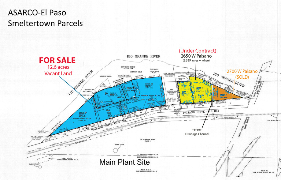 2500 Paisano, El Paso, TX for sale - Plat Map - Image 3 of 7