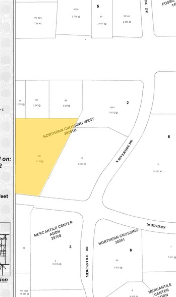 2951 Northern Cross Blvd, Fort Worth, TX for rent - Plat Map - Image 2 of 8