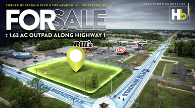 4225 Stadium Blvd, Jonesboro, AR for sale Aerial- Image 1 of 4