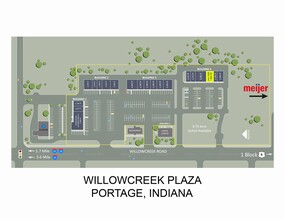 3283-3369 Willowcreek Rd, Portage, IN for rent Site Plan- Image 1 of 1