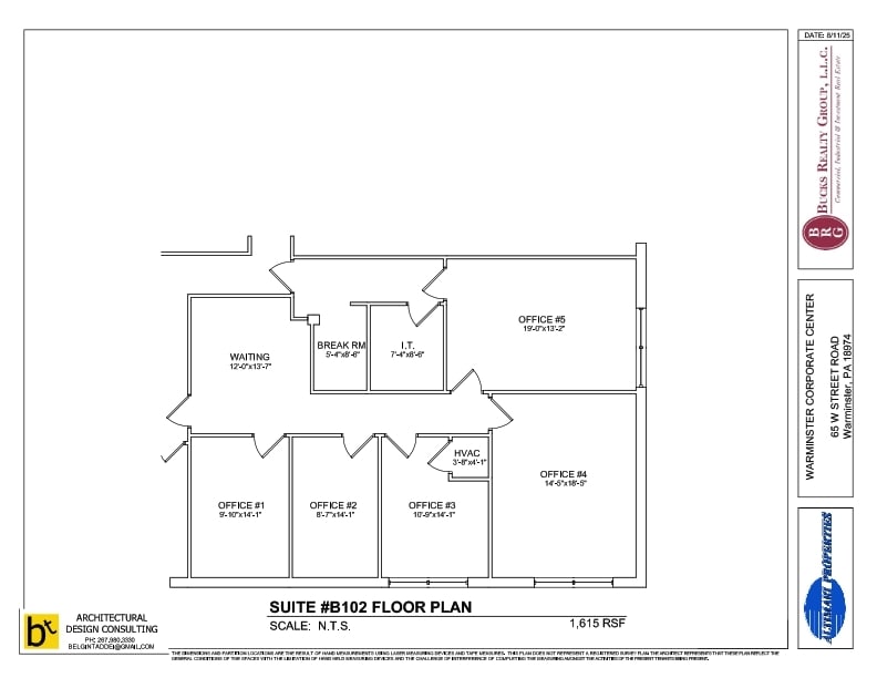 65 W Street Rd, Warminster, PA to rent Floor Plan- Image 1 of 1