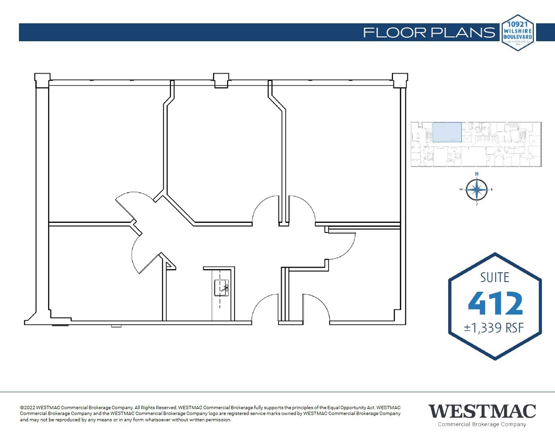 10921 Wilshire Blvd, Los Angeles, CA for rent Floor Plan- Image 1 of 1