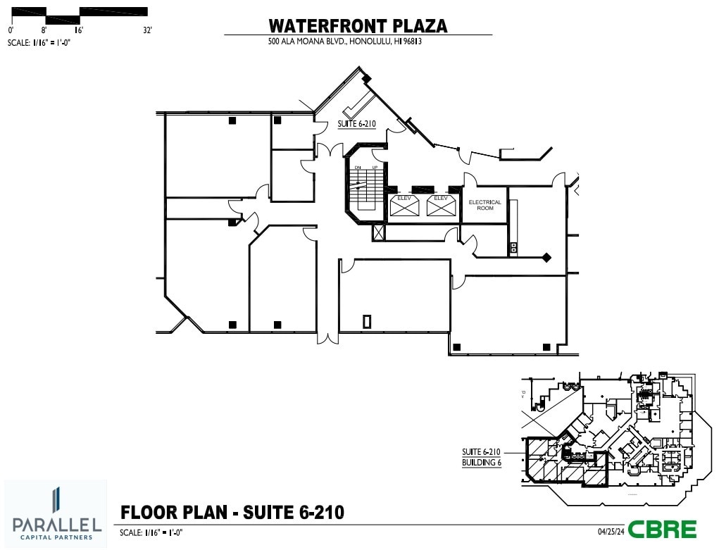 500 Ala Moana Blvd, Honolulu, HI to rent Floor Plan- Image 1 of 1