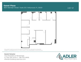 4601 Sheridan St, Hollywood, FL to rent Floor Plan- Image 1 of 1