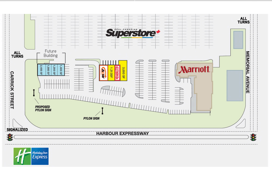 600 Harbour Expy, Thunder Bay, ON for rent - Site Plan - Image 2 of 2