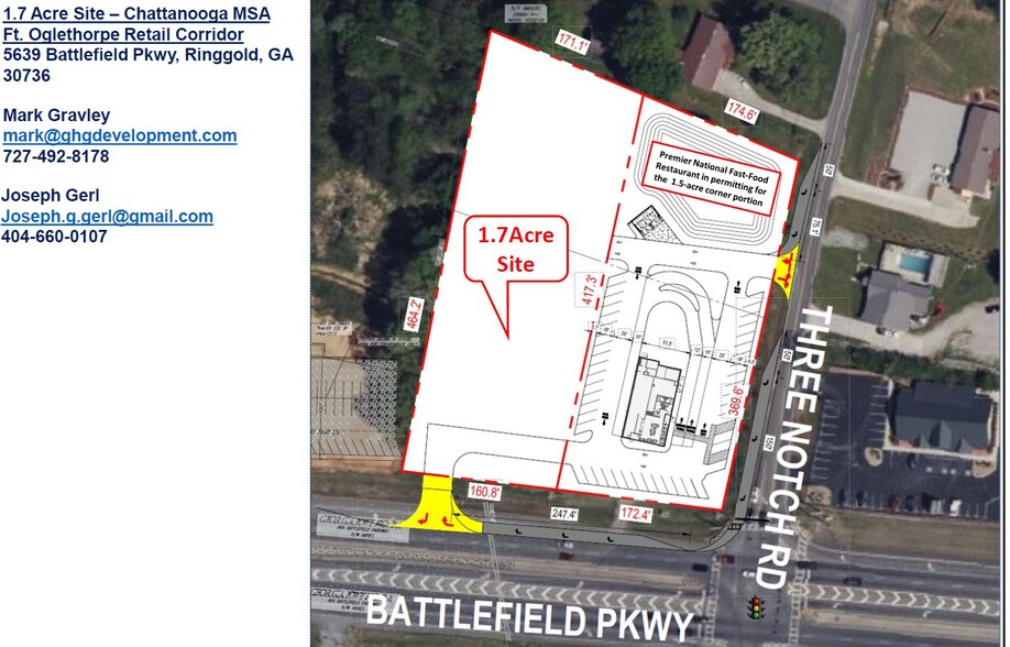 5639 Battlefield Pky, Ringgold, GA for rent - Site Plan - Image 2 of 2