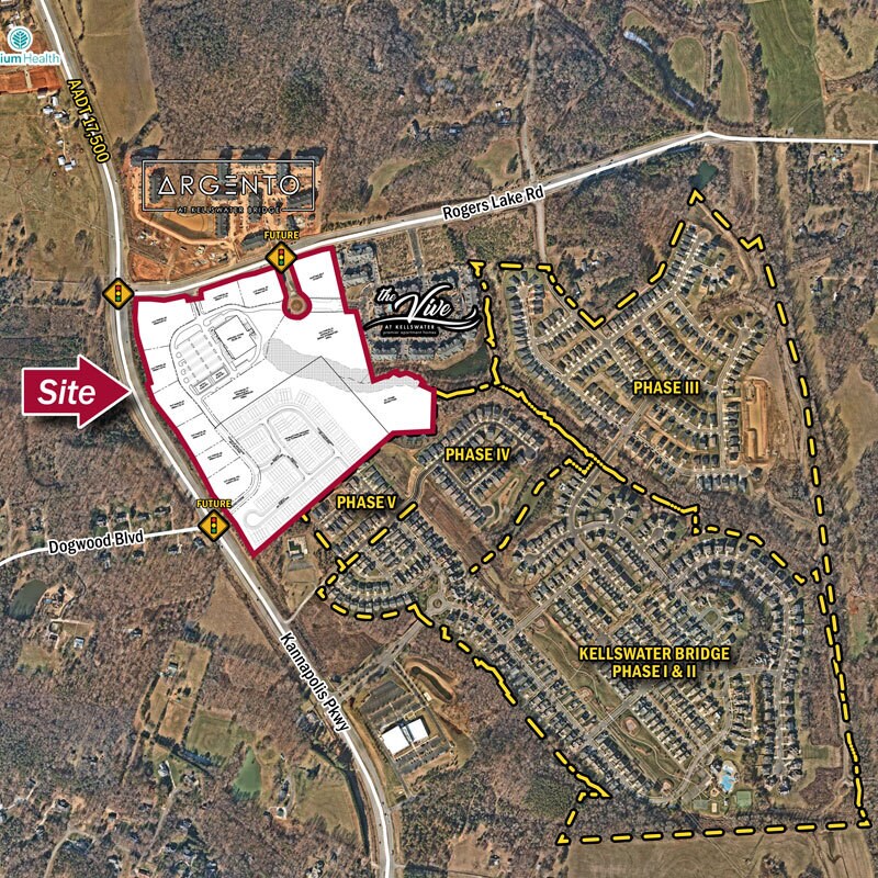 Kannapolis Pky & Rogers Lake Rd, Kannapolis 28081 Kellswater Commons