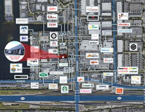 1341-1359 NW 88th Ave, Miami, FL - AERIAL map view