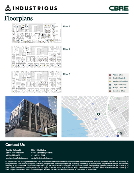 400 University St, Seattle, WA for rent - Floor Plan - Image 2 of 14