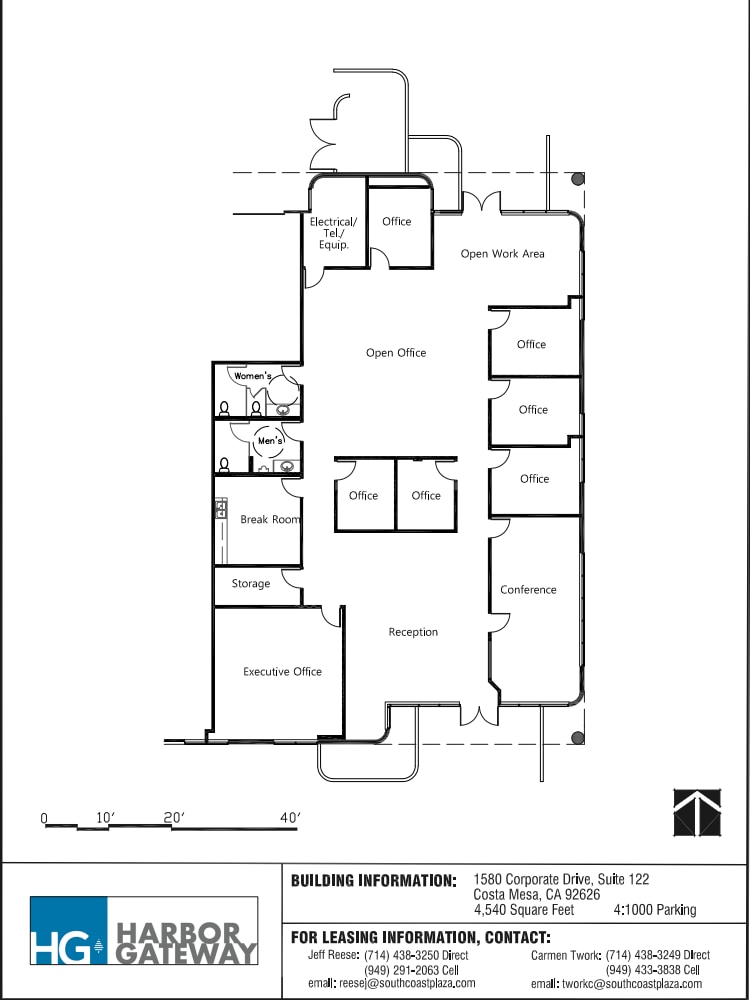3515 Harbor Blvd, Costa Mesa, CA to rent Floor Plan- Image 1 of 2