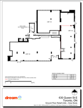 630 Queen St E, Toronto, ON for rent Floor Plan- Image 1 of 1