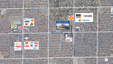 6739 W Cactus Rd, Peoria, AZ - aerial  map view